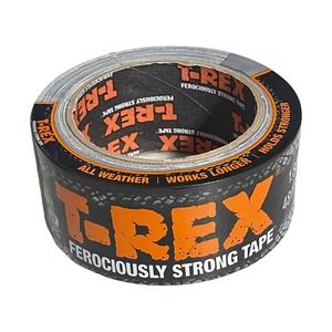 T-Rex Ferociously Strong Duct Tape 1.88 in. x 12yd 1 Roll Dark Gunmetal Gray